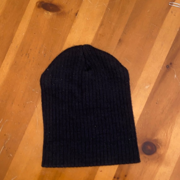 black athletic outdoor durable long beanie grunge active wear fashion headwear - Picture 2 of 10